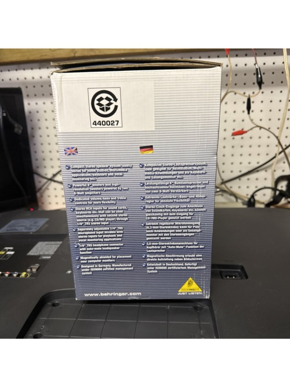 ✅Behringer MS16 16-watt High Performance Powered Monitor System Speakers Tested - Picture 8 of 8